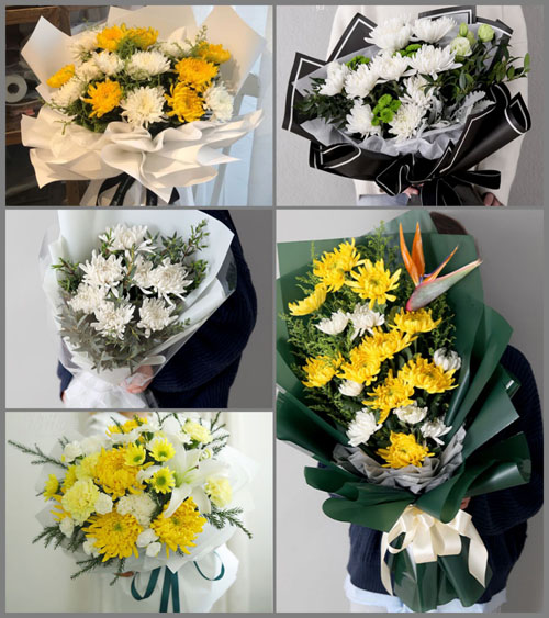 广东潮州市潮安区登塘镇白茫洲村白事花束代送